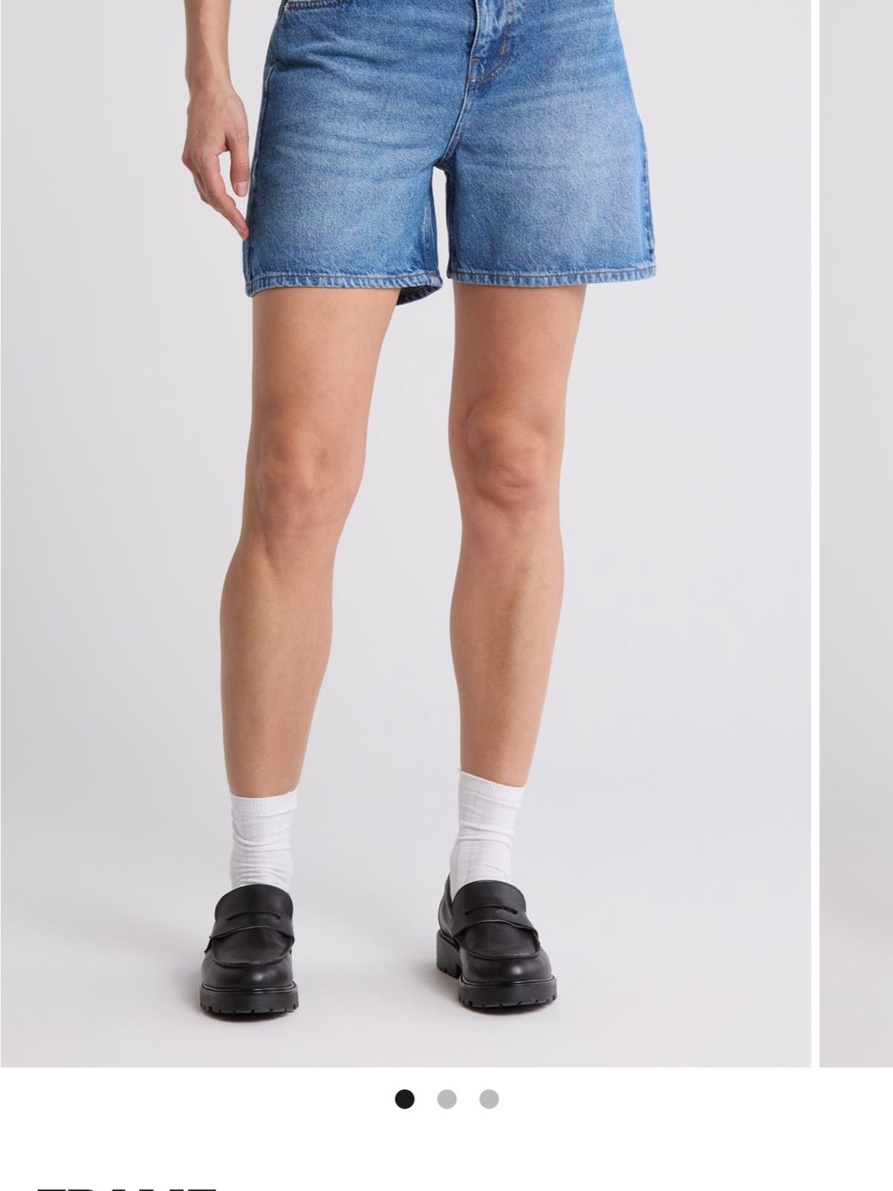 Frame Denim Light Blue Mid-Rise Jean Shorts - brand new